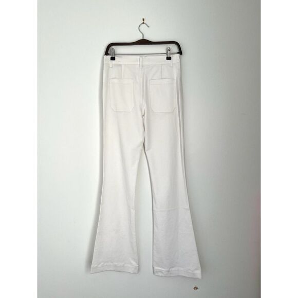 NWT Slate & Stone White Flare Pant, Mid-Rise, Stretch Size 4 - Picture 4 of 7